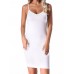 Plus Size Sling Backless Tight Tempting Sleeveless Nightgown