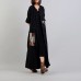 women black Coat oversize stand collar baggy Winter coat Fashion patchwork jackets